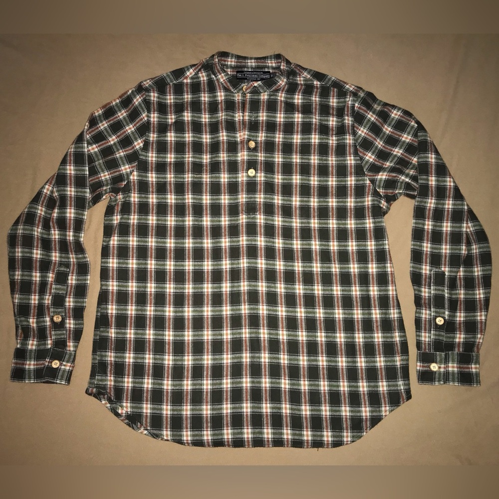 EUC! The J. Peterman Company Plaid Flannel Shirt size M